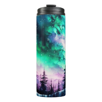 Celestial Aurora Borealis Northern Lights Vivid Thermosbecher