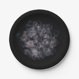 Celestial Baby Shower Dark Watercolor Baby Boy Pappteller