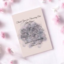 Celestial Baby Shower Pink Watercolor Baby Girl