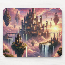 Celestial Bastion – The Skybound Citadel Mousepad