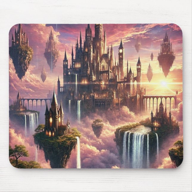 Celestial Bastion – The Skybound Citadel Mousepad (Vorne)