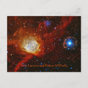 Celestial Bauble - Nebula N90 und Pulsar SXP1062 Postkarte