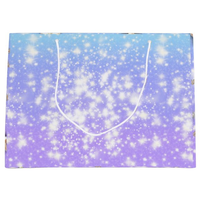 Celestial Birthday Geschenktasche | Starry Night D Große Geschenktüte (Vorderseite)