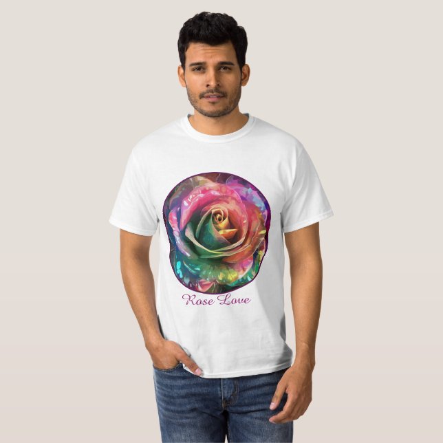 Celestial Blossom: Alien Rose T-Shirt (Vorne ganz)