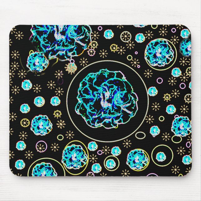 Celestial Blue Mouse Pad Mousepad (Vorne)