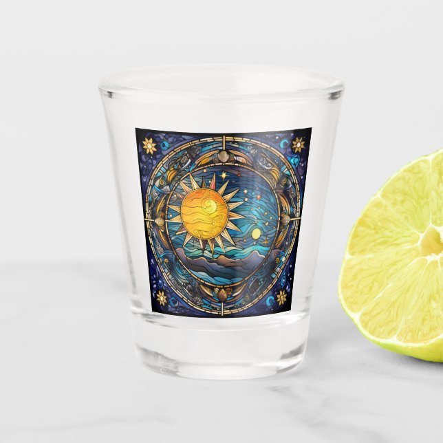 Celestial Bodies Shot Glas (Vorderseite)