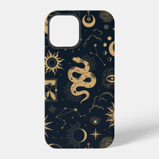 Celestial boho seamless pattern iPhone 12 hülle