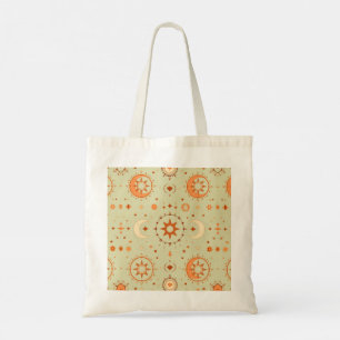 Celestial Boho Tote Bag Muster für Sonne und Mon Tragetasche