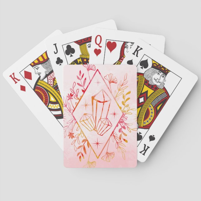 „Celestial Botanica“ Klassische Spielkarten (Rückseite)