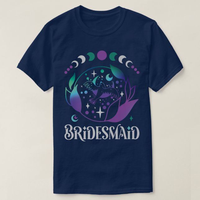Celestial Bride Bridesmaid Bachelorette Party Wome T-Shirt (Design vorne)