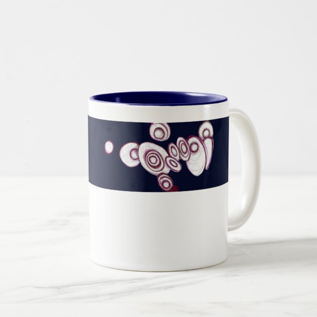 Celestial Bubble Zweifarbige Tasse (VorderseiteRechts)
