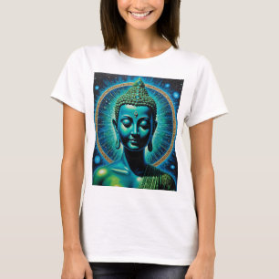 Celestial Buddha Cosmic Spiritual Art T-Shirt