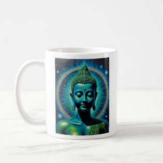 Celestial Buddha Cosmic Spiritual Art T-Shirt Kaffeetasse