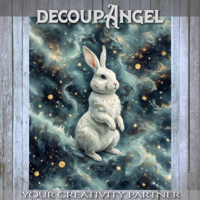 Celestial Bunny Decoupage Seidenpapier (Von Creator hochgeladen)