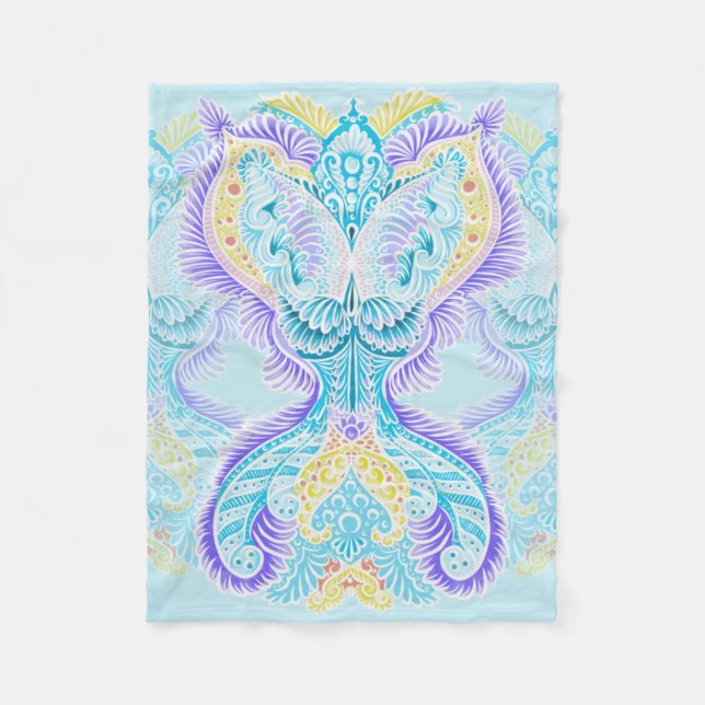Celestial Butterfly Glow Fleecedecke (Vorderseite)