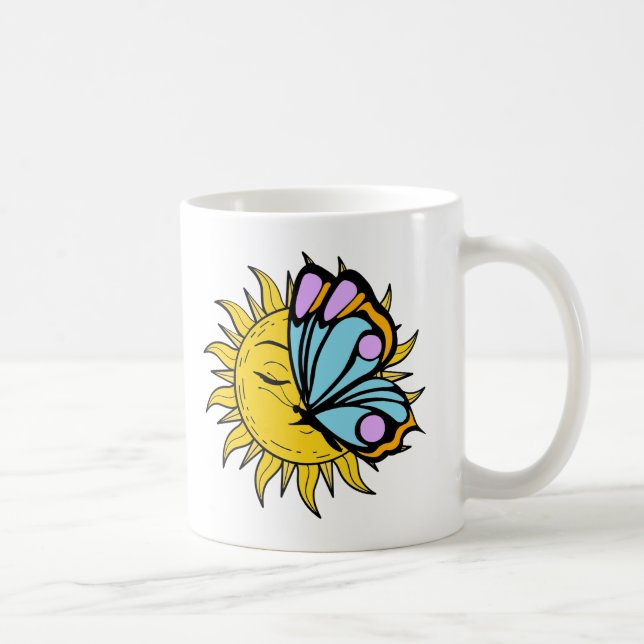 Celestial Butterfly Sun Kaffeetasse (Rechts)