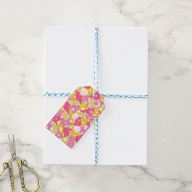 Celestial Candy Wirbel Geschenkanhänger (Mit Garn)