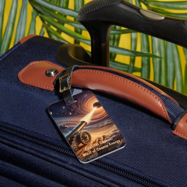 Celestial Cannon: Explosion kosmischer Energie Gepäckanhänger (Vorderseite Insitu 1)