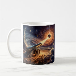 Celestial Cannon: Explosion kosmischer Energie Kaffeetasse