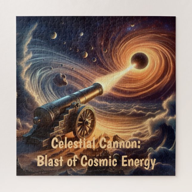 Celestial Cannon: Explosion kosmischer Energie Puzzle (Vertikal)