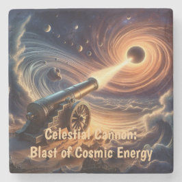 Celestial Cannon: Explosion kosmischer Energie Steinuntersetzer