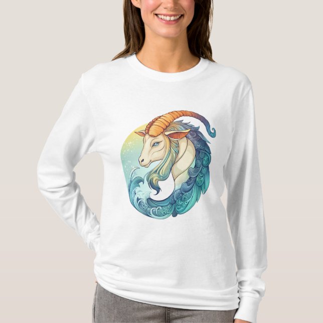 Celestial Capricorn Essence T-Shirt (Vorderseite)