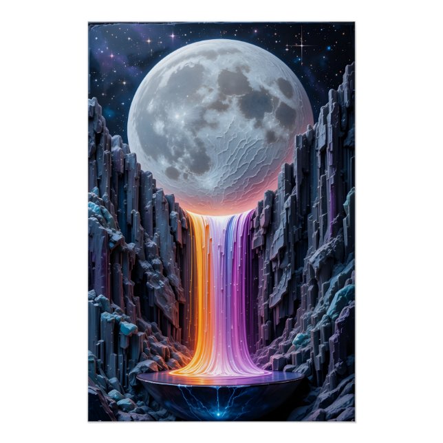 Celestial Cascade Skulptur Poster (Vorderseite)