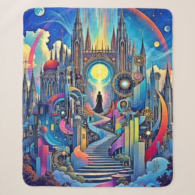 Celestial Cathedral Cityscape Sherpadecke (Vorderseite)