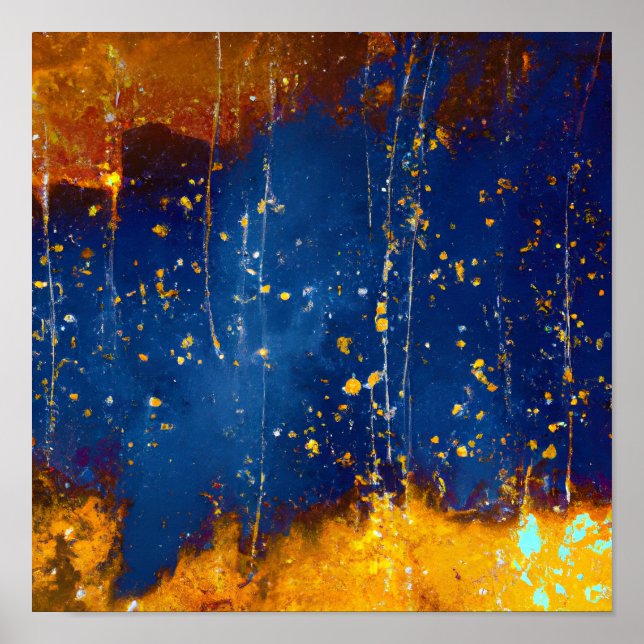 Celestial Chronicles über den nächtlichen Himmel d Poster (Vorne)