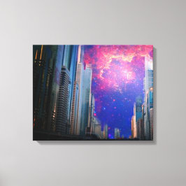 "Celestial City Sky" Leinwand Art Print