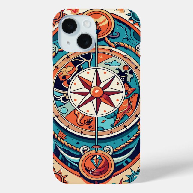 Celestial Compass Case-Mate iPhone Hülle (Rückseite)