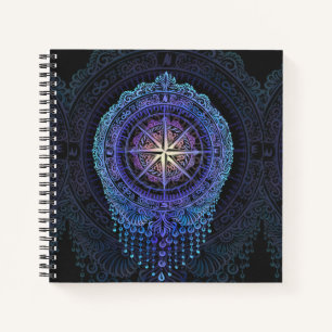 Celestial Compass Mandala Notizbuch
