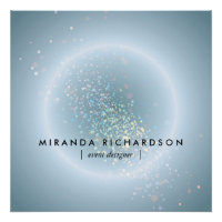 Celestial Confetti Glow Blue