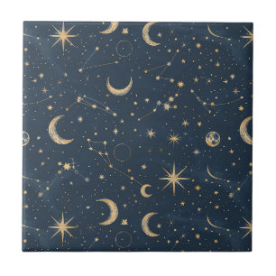 Celestial Constellation - Starry Night (1) Fliese
