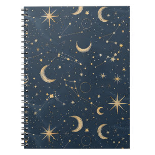 Celestial Constellation - Starry Night (1) Notizblock