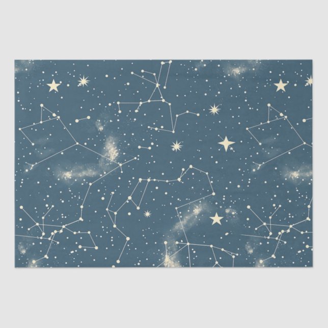 Celestial Constellation - Starry Night (2) Seidenpapier (Vorderseite)