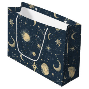 Celestial Constellation - Starry Night (3) Große Geschenktüte