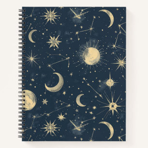 Celestial Constellation - Starry Night (3) Notizbuch