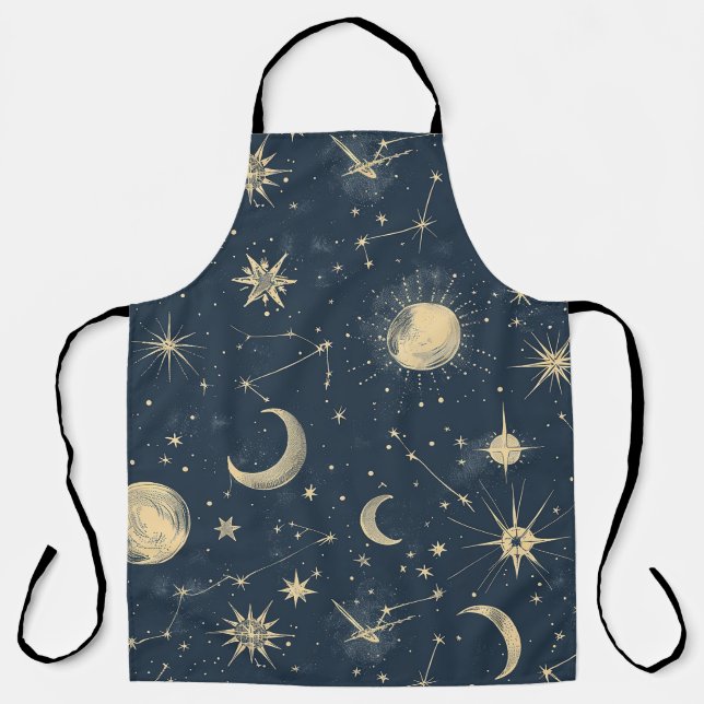 Celestial Constellation - Starry Night (3) Schürze (Vorderseite)