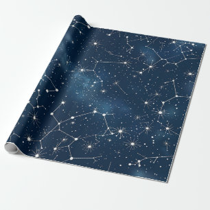 Celestial Constellation - Starry Night (4) Geschenkpapier