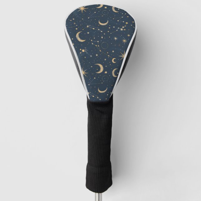 Celestial Constellation - Starry Night (4) Golf Headcover (Vorderseite)