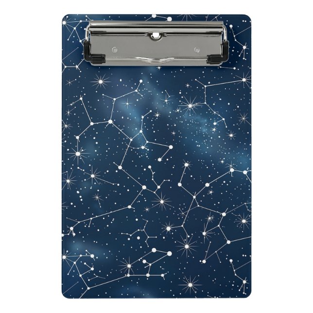 Celestial Constellation - Starry Night (4) Mini Klemmbrett (Vorderseite)