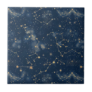 Celestial Constellation - Starry Night (5) Fliese