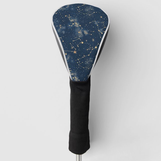 Celestial Constellation - Starry Night (5) Golf Headcover (Vorderseite)