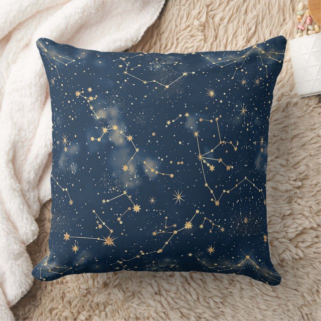Celestial Constellation - Starry Night (5) Kissen (Decke)