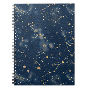 Celestial Constellation - Starry Night (5) Notizblock