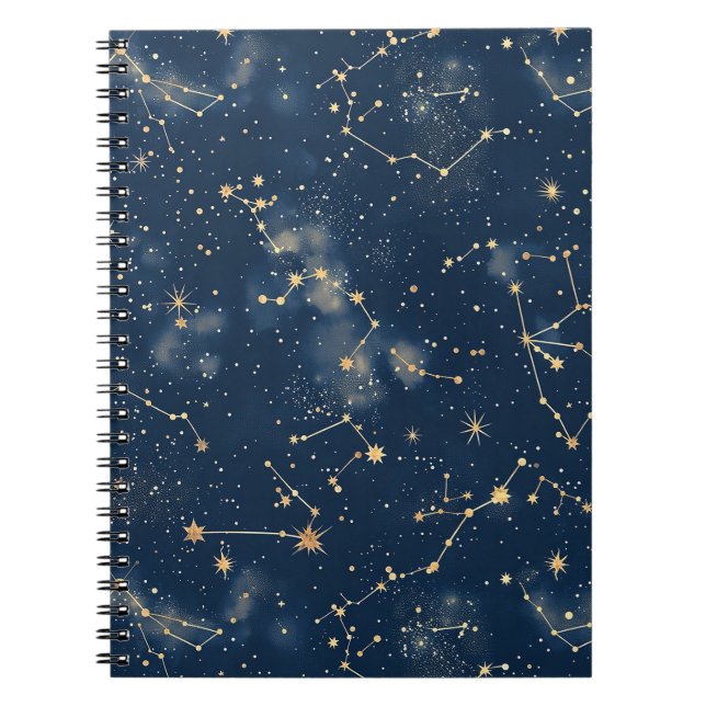 Celestial Constellation - Starry Night (5) Notizblock (Vorderseite)