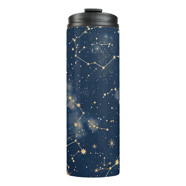 Celestial Constellation - Starry Night (5) Thermosbecher (Vorderseite)