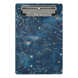 Celestial Constellation - Starry Night (6) Mini Klemmbrett