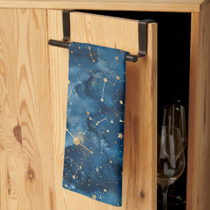 Celestial Constellation - Starry Night (7) Geschirrtuch